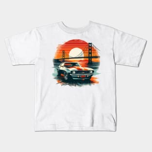 Chevy camaro, Golden Gate Bridge Kids T-Shirt